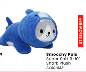 Toymate Smoochy Pals Super Soft 9-10" Shark Plush offer