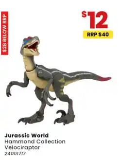 Toymate Jurassic World Hammond Collection Velociraptor offer