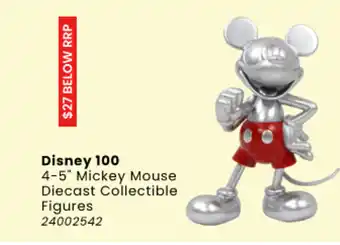 Toymate Disney 100 4-5" Mickey Mouse Diecast Collectible Figures offer