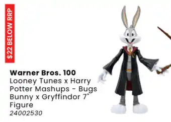 Toymate Warner Bros. 100 Looney Tunes x Harry Potter Mashups - Bugs Bunny x Gryffindor 7" Figure offer