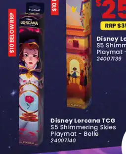 Toymate Disney Lorcana TCG S5 Shimmering Skies Playmat - Belle offer