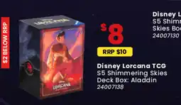 Toymate Disney Lorcana TCG S5 Shimmering Skies Deck Box: Aladdin offer