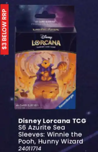 Toymate Disney Lorcana TCG S6 Azurite Sea Sleeves: Winnie the Pooh, Hunny Wizard offer