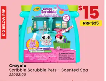 Toymate Crayola Scribble Scrubbie Pets - Scented Spa offer