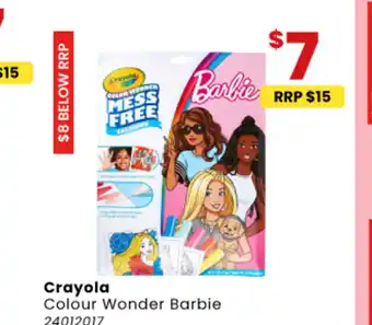 Toymate Crayola Colour Wonder Barbie offer