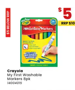 Toymate Crayola My First Washable Markers offer