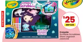 Toymate Crayola Scribble Scrubbies Glow Lagooon offer