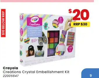 Toymate Crayola Creations Crystal Embellishment Kit offer