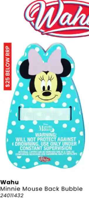 Toymate Wahu Minnie Mouse Back Bubble offer