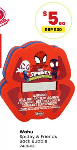 Toymate Wahu Spidey & Friends Back Bubble offer