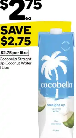 Woolworths Cocobella Straight Up Coconut Water offer