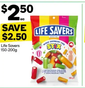 Woolworths Life Savers offer