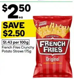 Woolworths French Fries Crunchy Potato Straws offer