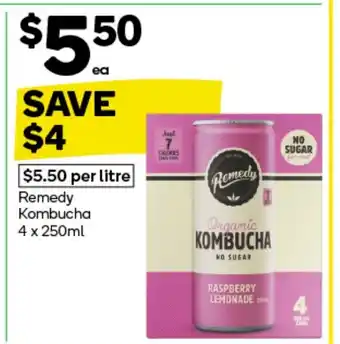 Woolworths Remedy Kombucha offer