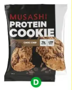 Woolworths Musashi Protein Cookie offer