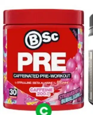 Woolworths BSc Pre Workout offer