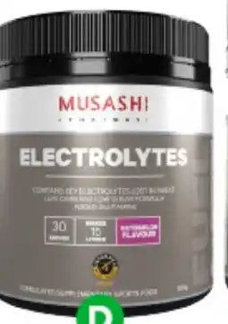 Woolworths Musashi Electrolytes offer