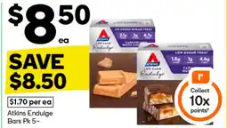 Woolworths Atkins Endulge Bars offer