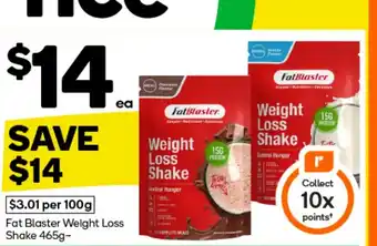 Woolworths Fat Blaster Weight Loss Shake offer