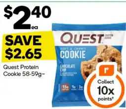 Woolworths Quest Protein Cookie offer