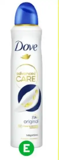 Woolworths Dove Advanced Care Antiperspirant Deodorant 72h offer