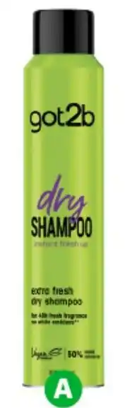 Woolworths Got2b Fresh It Up Dry Shampoo offer