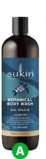 Woolworths Sukin Body Wash offer