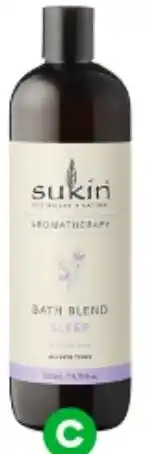 Woolworths Sukin Aromatherapy Bath Blend Sleep offer