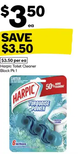 Woolworths Harpic Toilet Cleaner Block offer