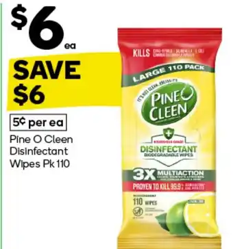 Woolworths Pine O Cleen Disinfectant Wipes offer