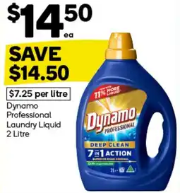 Woolworths Dynamo Professional Laundry Liquid offer