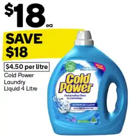 Woolworths Cold Power Laundry Liquid offer