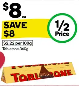 Woolworths Toblerone offer