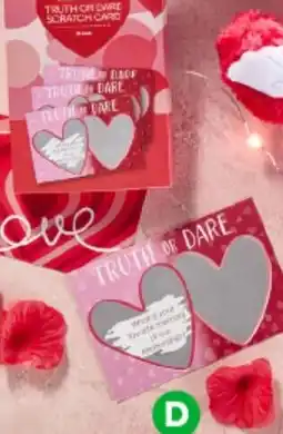 Woolworths Valentine's Day Truth or Dare Scratch Cards offer