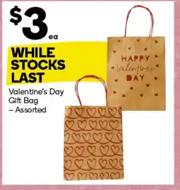 Woolworths Valentine's Day Gift Bag - Assorted offer