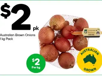 Woolworths Australian Brown Onions offer