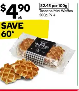 Woolworths Toscano Mini Waffles offer