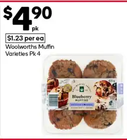 Woolworths Woolworths Muffin Varieties offer