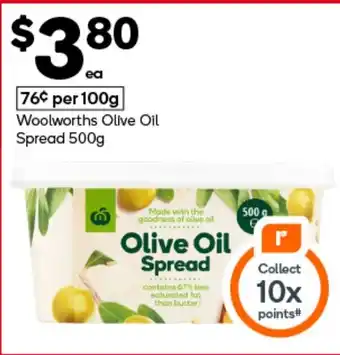 Woolworths Woolworths Olive Oil Spread offer