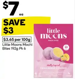 Woolworths Little Moons Mochi Bites offer