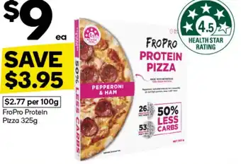 Woolworths FroPro Protein Pizza offer