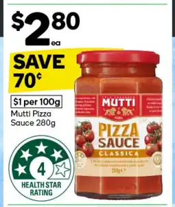 Woolworths Mutti Pizza Sauce offer