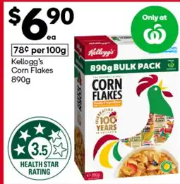 Woolworths Kellogg's Corn Flakes offer