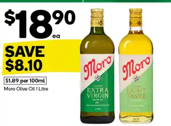 Woolworths Moro Olive Oil offer