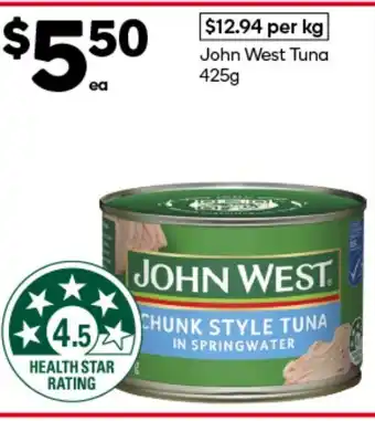 Woolworths John West Tuna offer