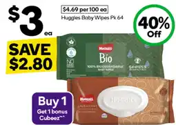 Woolworths Huggies baby wipes offer