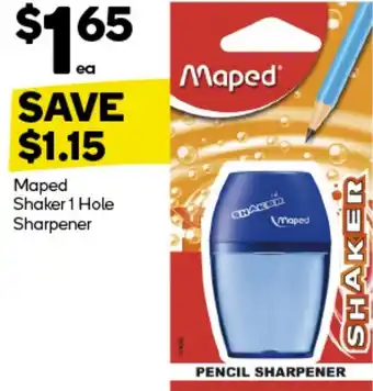 Woolworths Maped shaker 1 hole sharpener offer