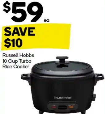 Woolworths Russell Hobbs 10 Cup Turbo Rice Cooker offer