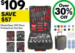 Woolworths Masterspec 1180 piece professional tool box offer