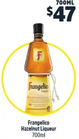 Woolworths Frangelico hazelnut liqueur offer